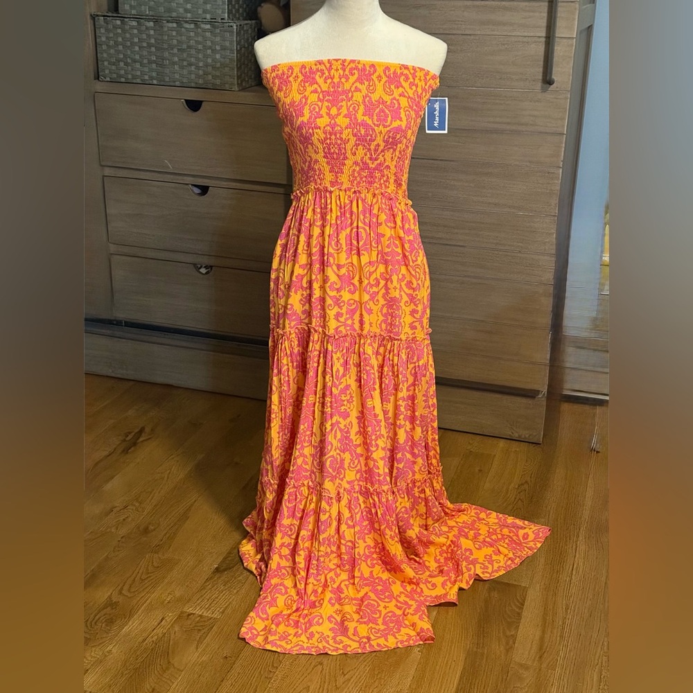 Strapless Maxi Dress- Abel The Label